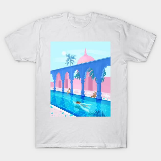 Pool Ladies T-Shirt by Petras